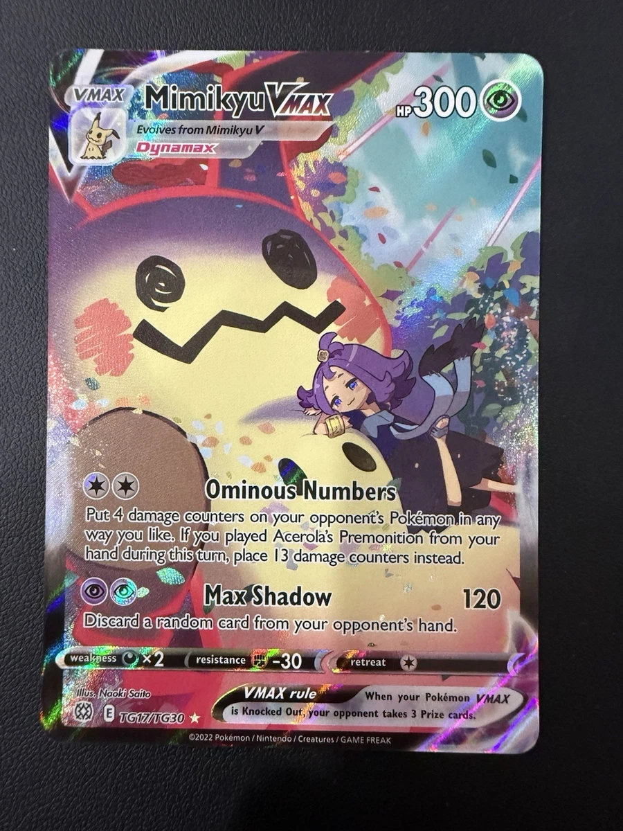 Preços baixos em Cartões TCG de Pokémon Mimikyu VMAX | eBay