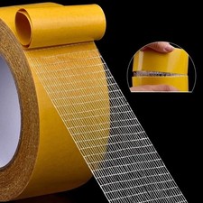 Double Sided Rug Gripper Tape Heavy Duty Carpet Tape Non Slip Strong Adhesive UK