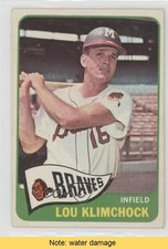 1965 Topps High # Lou Klimchock #542 READ 2u3