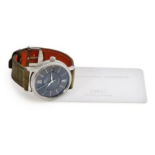 IWC Portofino Automatic 37 IW458104 Men's Stainless Steel Grey Dial Watch #HD382 10