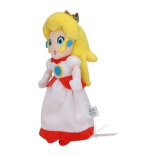 Super Mario Bros. Princess Peach White Fire 26cm Plush Toy Game Stuffed Animal