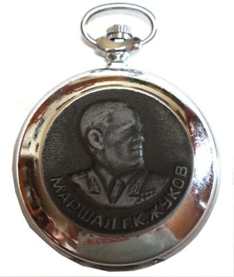 Vintage Molnija Russian Wind Up Pocket Watch 