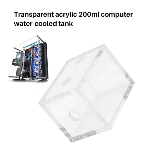 Nouveau 200 Ml Acrylique RéServoir D'Eau Refroidisseur Radiateur de Refroid8417 - Afbeelding 6 van 8