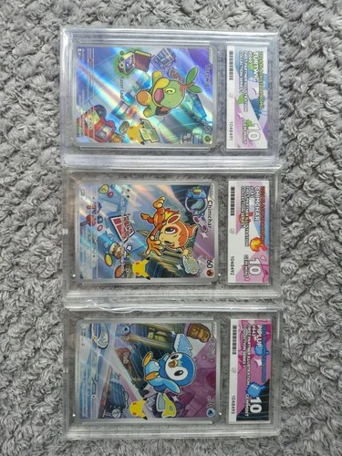 Ace 10 Sequential Pokémon First partners Illustration Series1 Gen7 perfect subs