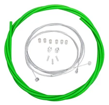 ACS Rotor Freestyle Bicycle Brake Cable Kit for BMX/MTB - GREEN