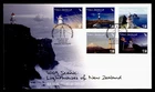 DR WHO 2009 NEW ZEALAND FDC LIGHTHOUSE CACHET COMBO $2.50 M71898