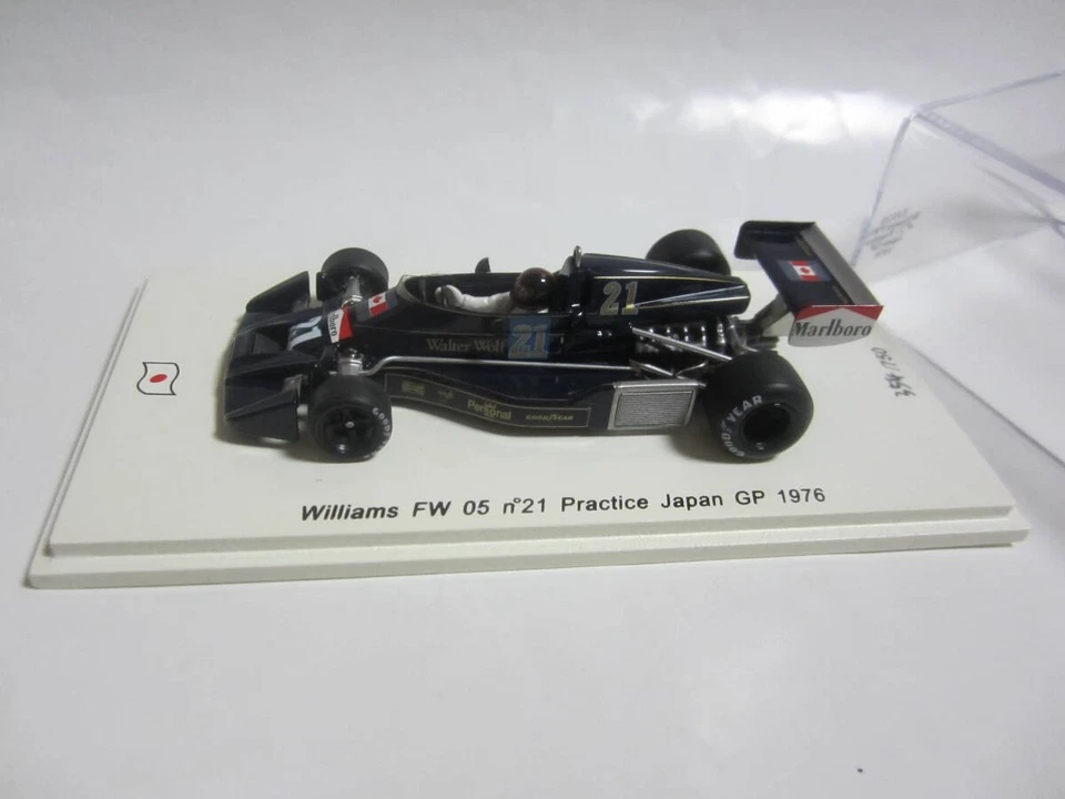 Spark SJ020 1/43 Williams FW05 Ford #21 1976 Japan GP Qualifying Model - Immagine 2 di 4