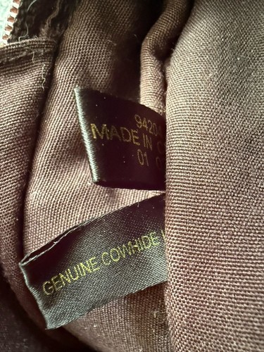 Bolso de mano vintage Etienne Aigner de cuero de vaca marrón borgoña - Imagen 15 de 16