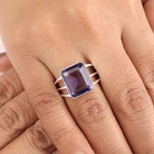 Iolite Gemstone 925 Sterling Silver Jewelry Handcrafted Ring For Charismas Gift