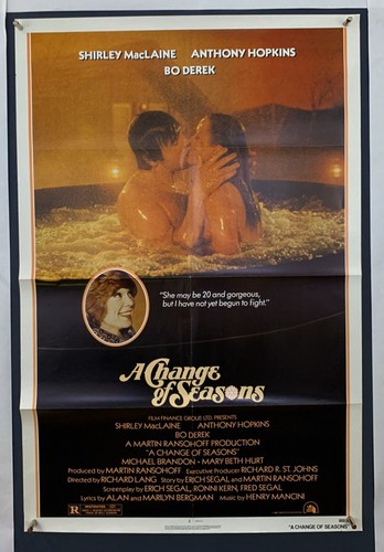 CHANGE OF SEASONS Movie Poster (Fine) One Sheet 1980 Bo Derek 5034