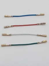 High Quality Cartridge Headshell Wires Leads Gold plated OFC Copper wire One Set