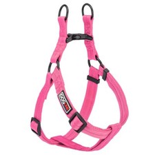 Flat Nylon Harness W1" L24"-34" Pink L