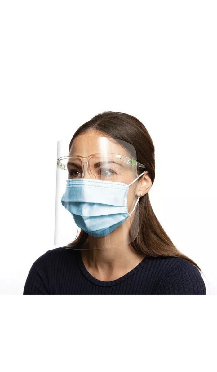 FLTR Pure Protection Anti-Fog Face Shields (10-pack) Barrier  display picture 2