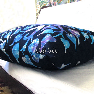 24x24 Large Sofa Cushion Pillow Cover Hippie Tie Dye Indian Room