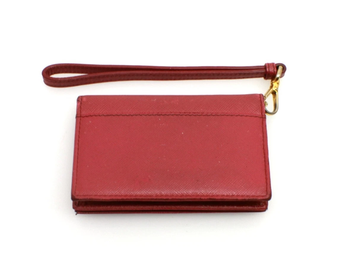 Prada red card holder cheap
