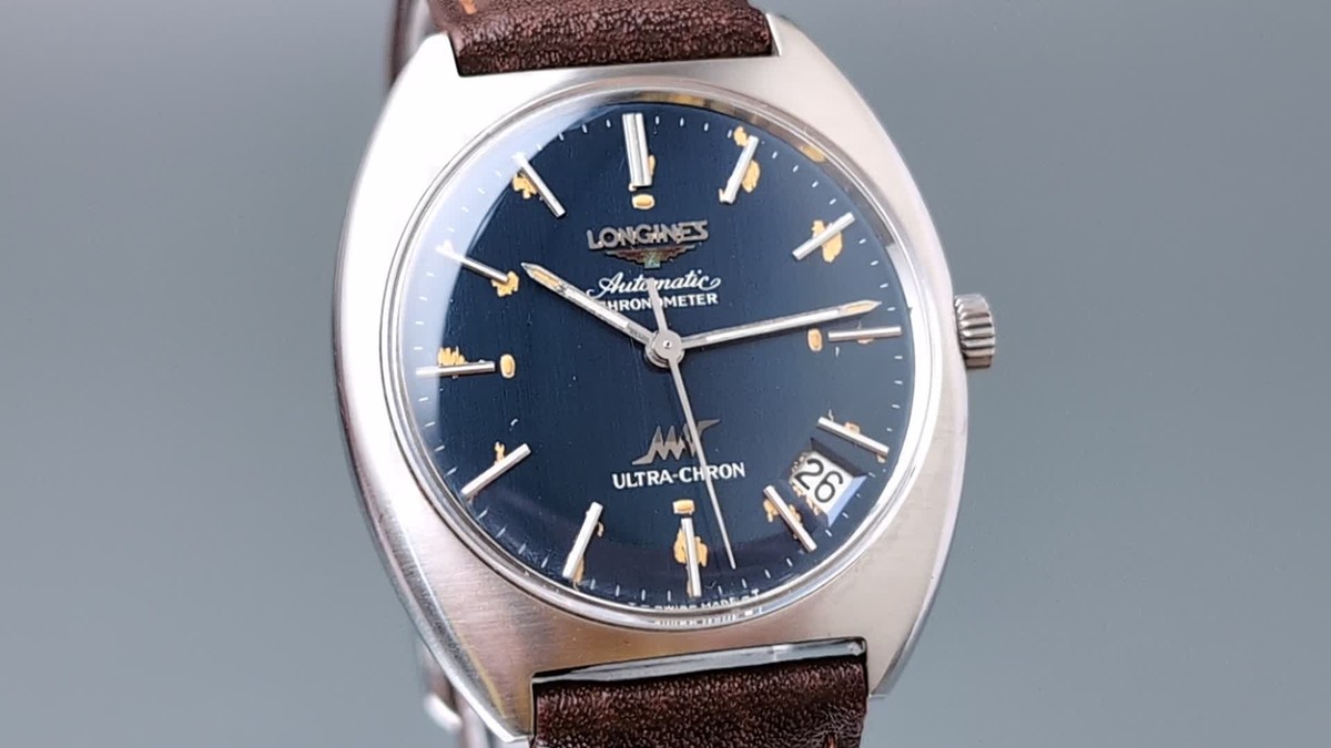 Vintage Longines Ultra Chron Blue Dial Men's Automatic watch