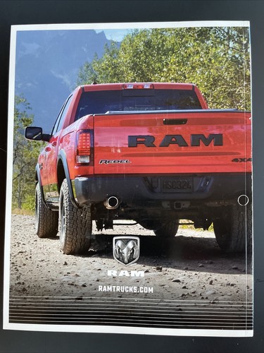 2017 Dodge Ram 1500 Pickup Truck 70-Page Deluxe Dealer Sales Brochure - Bild 2 von 2