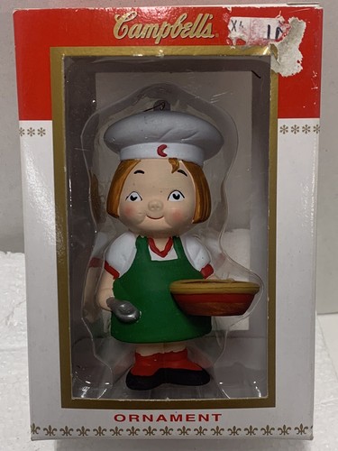 Campbell Kids 1998 Kurt Adler Ornament In Box Good Condition - Picture 7 of 7