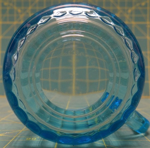 Vaso de café Fortecrisa México de colección azul hielo acanalado depresión vaso - Imagen 3 de 6