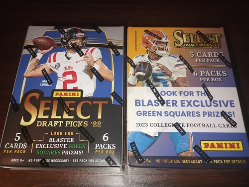 2022 23 PANINI Select Draft Picks Football Blaster Box Lot Chase Purdy Stroud RC