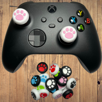 Cute Kitten Puppy Dog Cat Paws Analog Caps - For PS4, PS5, Xbox X S Thumb Grips