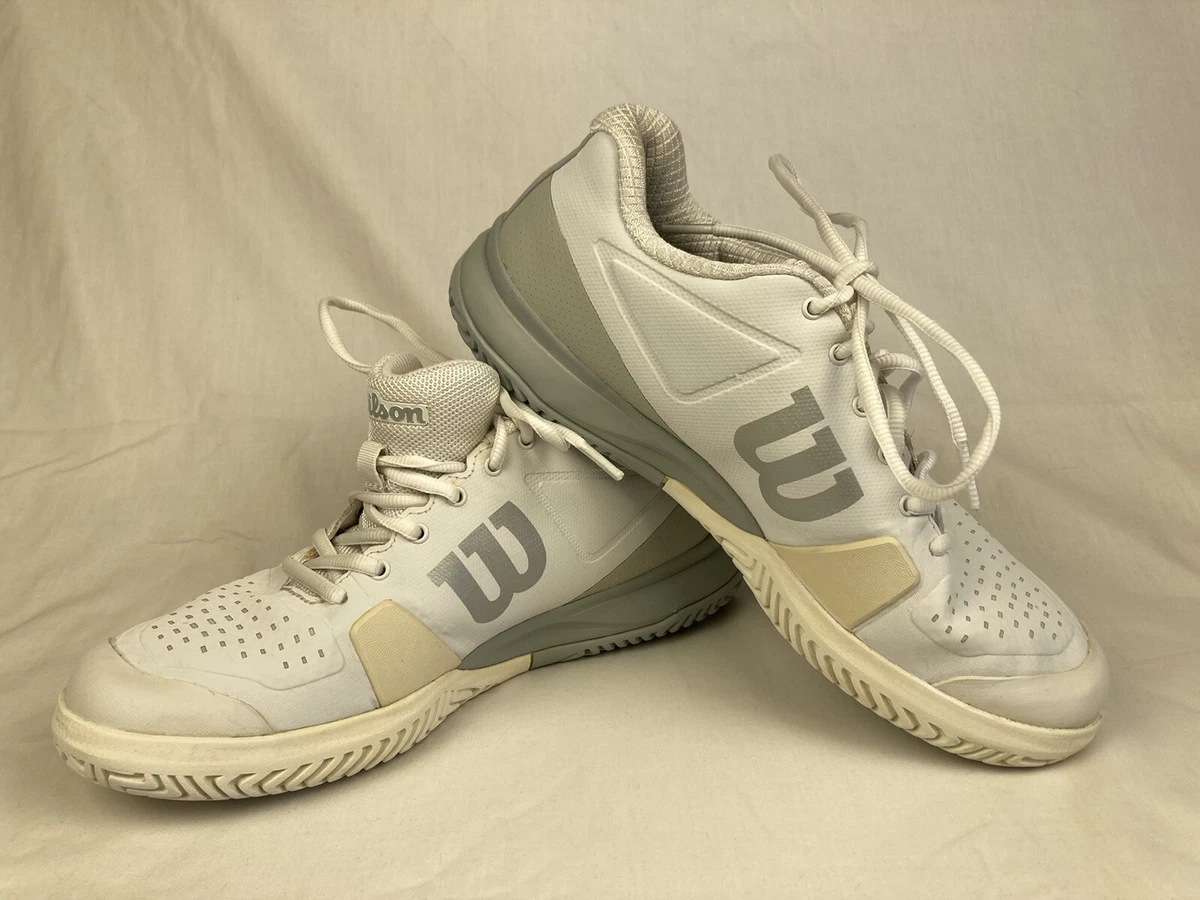 Wilson white sale tennis shoes