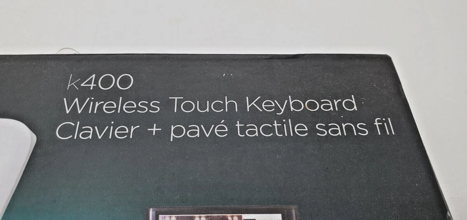 Teclado táctil inalámbrico Logitech k400 con panel táctil multitáctil incorporado - blanco - Imagen 4 de 4