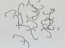 100 EAGLE CLAW BLACK CHROME LIL NASTY JIG HOOKS 500BP DO IT Mold Sz #4/0  to 10