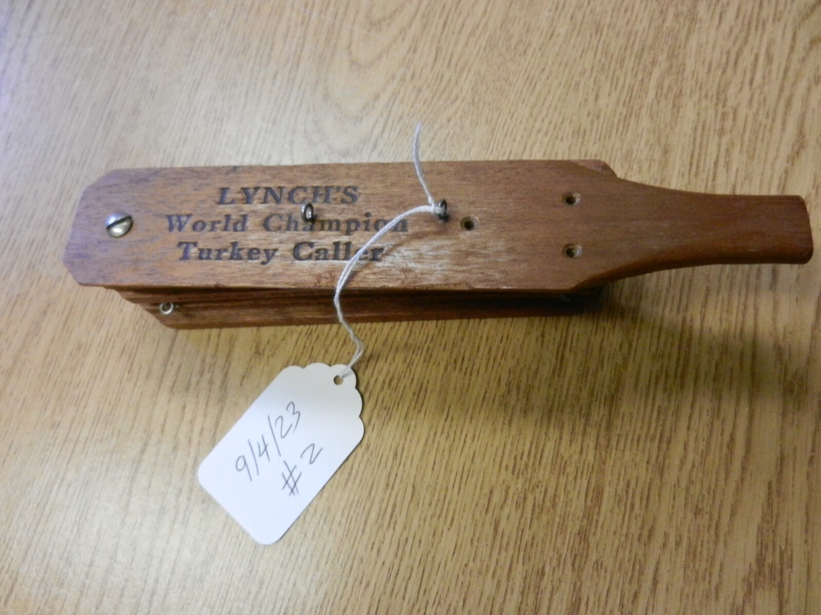 Vintage Lynch's World Champion Turkey Caller Alabama Model 102 Used