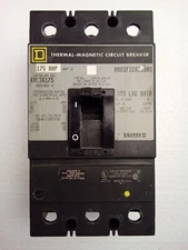 Square D CIRCUIT BREAKER KAL36175  175AMP  *CHIPPED HANDLE*