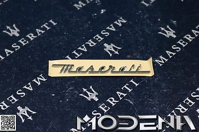 Original Maserati Emblem Schriftzug Scritta Innenraum klein QP V Gransport 4200