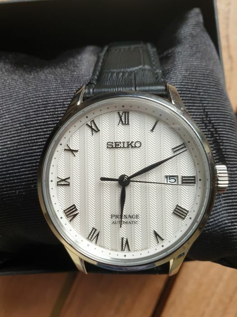 Seiko Presage White Men's Watch - SRPC83J1 for sale online | eBay
