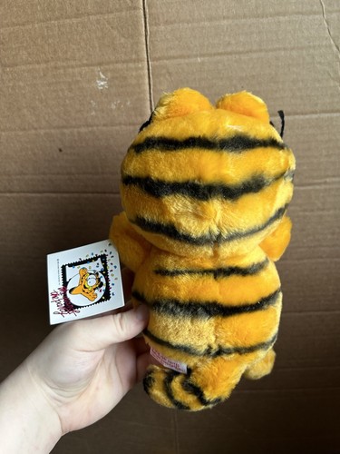 Year of the Party 1988 10th Birthday Dakin Playthings Plush Garfield Tags 9.5" - Picture 3 of 6