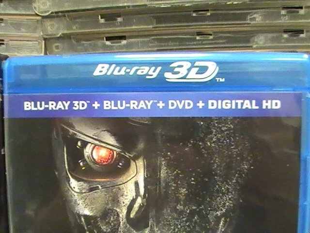 Terminator Genisys 3D Blu-ray/DVD 2015 Schwarzenegger Courtney Clarke Connor 800 - Image 2 of 4