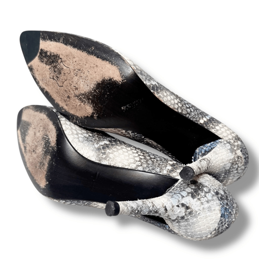 Stuart Weitzman Python Stiletto Pumps Women’s Siz… - image 9