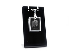 Cheval frison pendentif en cristal avec un cheval Art-Dog