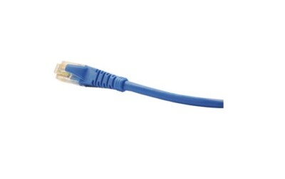 15'' Dolphin Components DC-5ePC-15-B Blue CAT-5E Patch Cord (Pack of 5)
