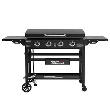 Royal Gourmet 4-Burner Gas Griddle with Hard Cover for Backyard and Tailgating