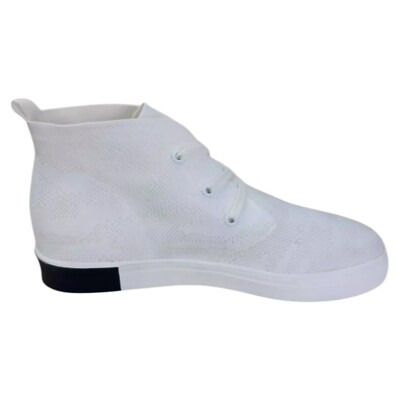 Strauss & Ramm The Chukka-FK White High Top Knit Mens 11.5 M  display picture 1