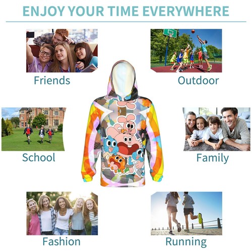 The Amazing World Of Gumball Hoodies Teen hoodies Novelty hoodie party gifts - Picture 30 of 32