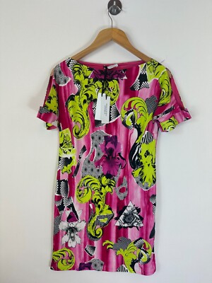 Authentic *CLG* Versace Collection G34690 Green Dress  - Size 40