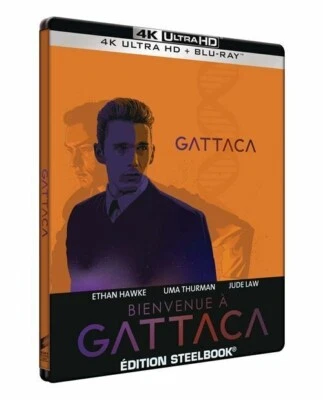 Coffret Bienvenue à Gattaca Edition Spéciale Fnac Steelbook Blu-ray 4K Ultra HD - Photo 1/3