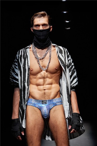Herren Schlangenhaut Druck T-Back Slips - niedrig erhöht mit sexy Anziehungskraft - Bild 15 von 28
