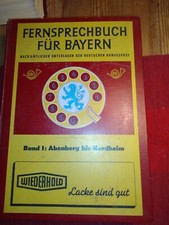 Bayrisches Fernsprechbuch 1969 Ausgabe I