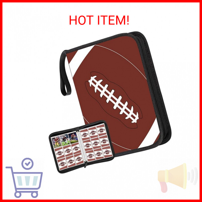POKONBOY 9-Pocket Football Card Binder, Trading Card Holder with Sleeves  Card Co | eBay