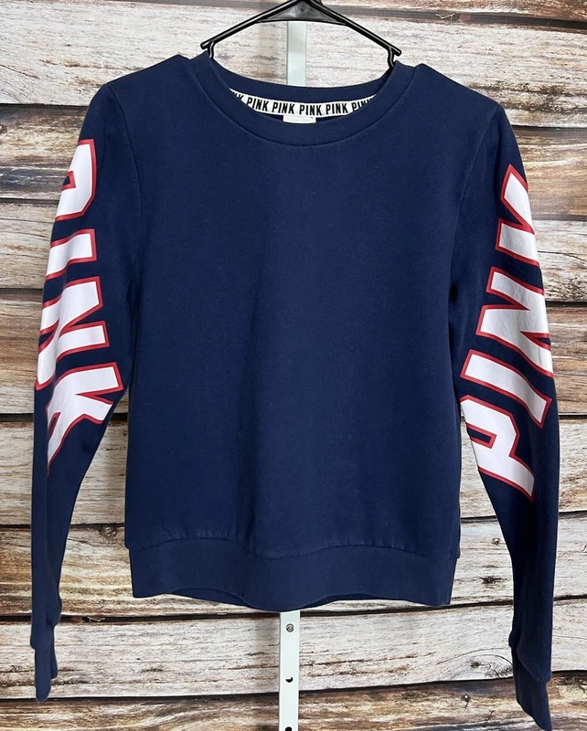 victoria-secret-vs pullover red logo sweatshirt