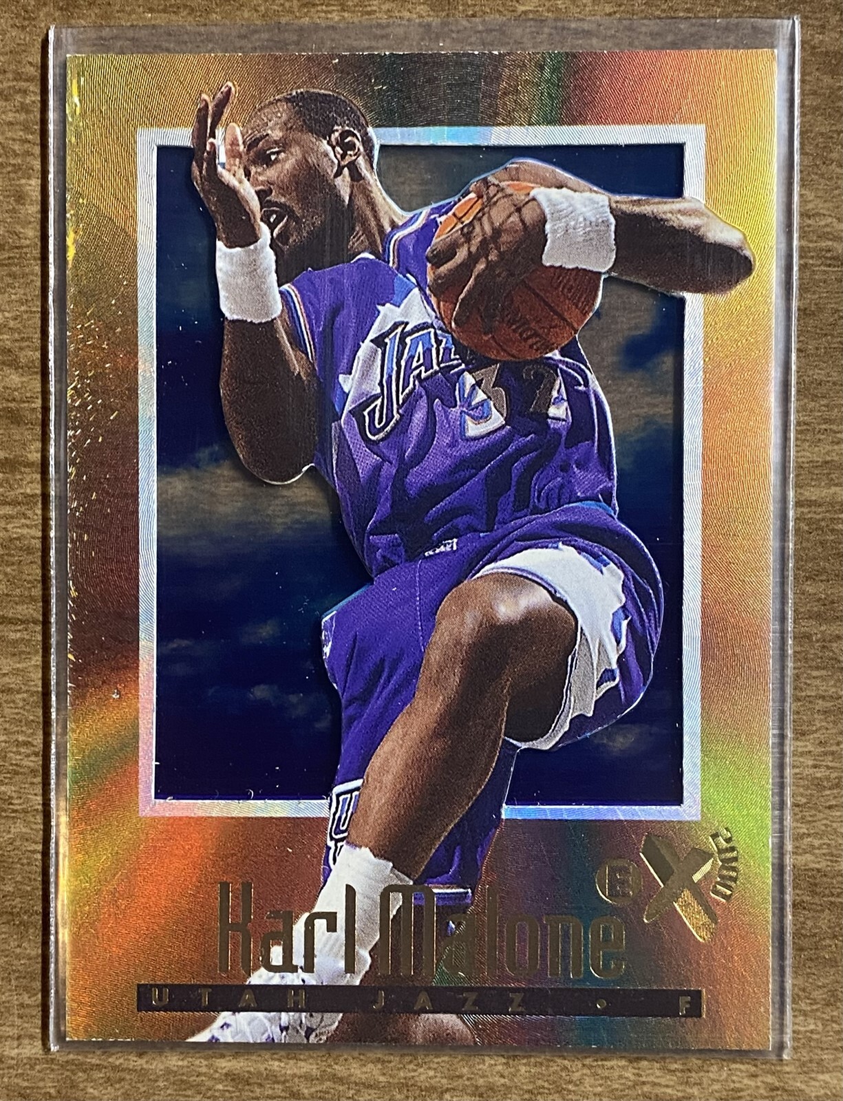 Karl Malone 1996-97 EX2000 #74 - Jazz