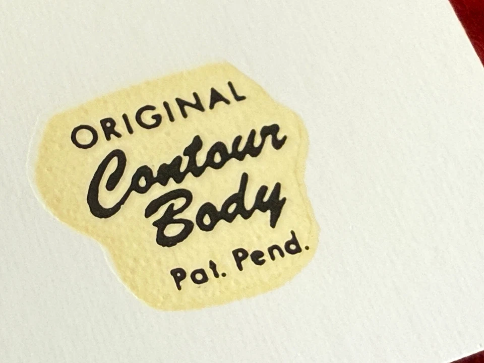 Fender Stratocaster Spaghetti 1961 1962 2 número de patente tobogán acuático calcomanía Strat Foto 3 de 3