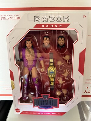 WWE Ultimate Edition Razor Ramon Purple Chase Variant Mattel Series 16