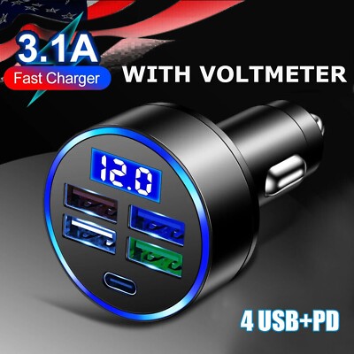 Lot USB PD Type-C Car Charger Fast Charging Adapter For iPhone 14 13 12 Pro Max